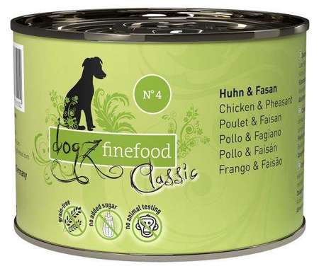 Dogz finefood n. 04 kurczak i bażant 200 g