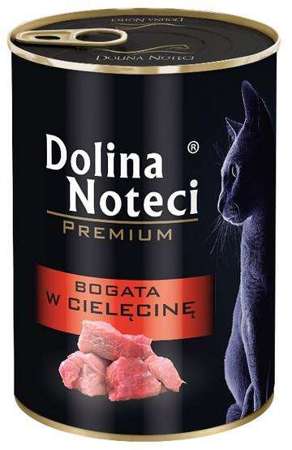 Dolina Noteci Premium Kot Bogata w cielęcinę puszka 400g