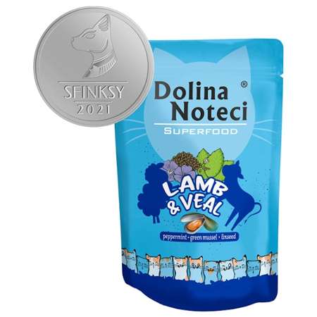 Dolina Noteci Superfood Jagnięcina i cielęcina dla kota 85 g