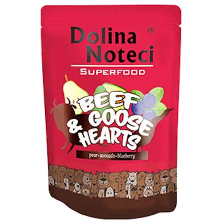 Dolina Noteci Superfood Wołowina i serca gęsi dla psa 300 g