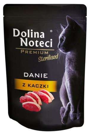 Dolina noteci premium danie z kaczki dla kota sterylizowanego 85 g