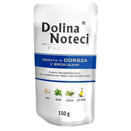 Dolina noteci premium dorsz z brokułami 150g