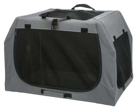 Easy Soft Kennel, buda domowa dla psa, szara, S–M: 71 × 49 × 51 cm