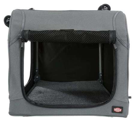 Easy Soft Kennel, buda domowa dla psa, szara, XS–S: 50 × 33 × 36 cm