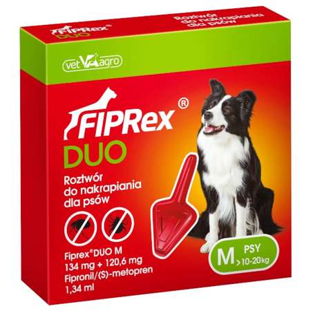 Fiprex Duo m na pchły i kleszcze dla psa 1x 1,34 ml