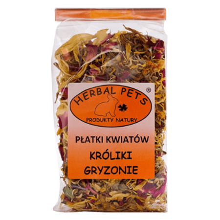 Herbal pets - płatki kwiatów królik, gryzonie 30 g