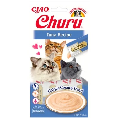 Inaba Ciao Creamy Churu tuńczyk dla kota 4 x 14 g 