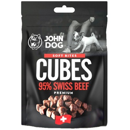 John Dog 95% wołowina szwajcarska Soft Cubes 120 g