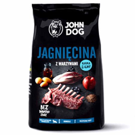 John Dog Light jagnięcina z warzywami dla psa 3 kg, 12 kg