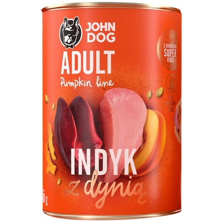 John Dog Pumpkin Line indyk z dynią 400 g