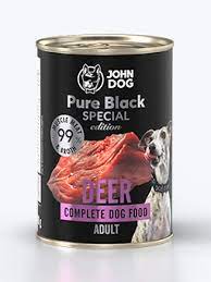 John Dog Pure Black Special Edition jeleń dla psa 400 g