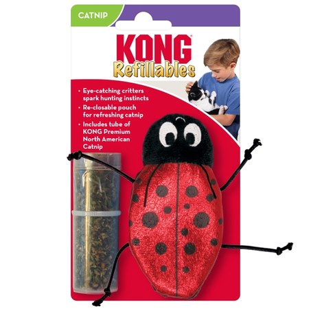 Kong Refillables Ladybug dla kota