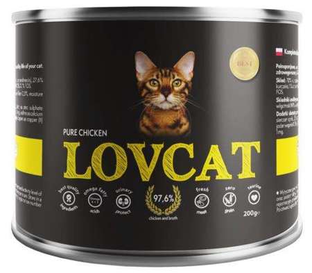 Lovcat Pure Chicken puszka 200g