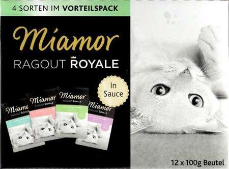 Miamor ragout royale mix sos - 4 smaki saszetki 12x100g