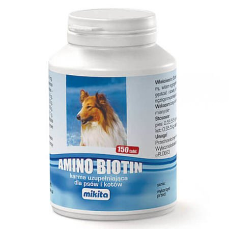 Mikita amino biotin dla psa i kota 150 tabletek
