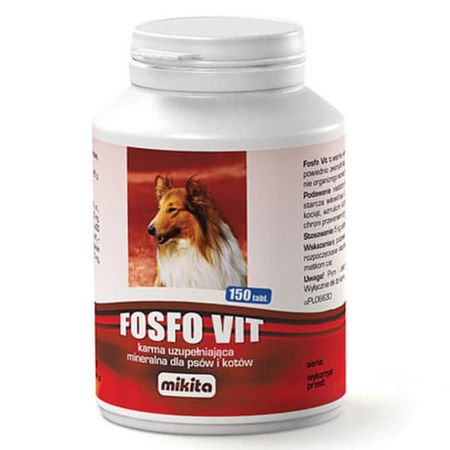 Mikita fosfo vit dla psa i kota 150 tabletek