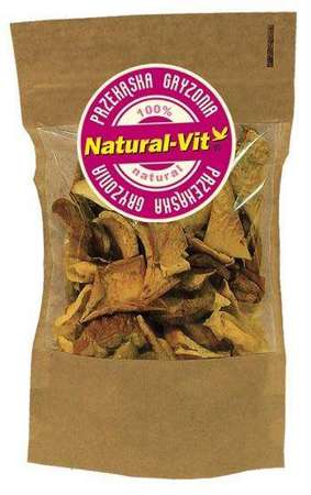 Natural-Vit Przekąska Gryzonia Jabłka suszone 50g