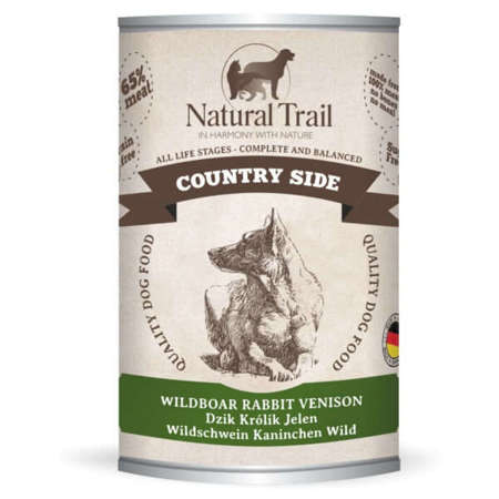 Natural trail country side dla psa 400 g