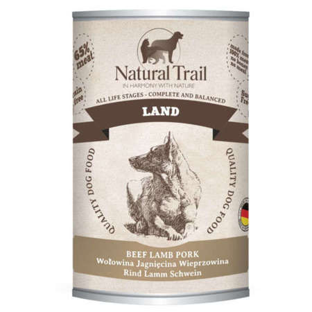 Natural trail land dla psa 400 g