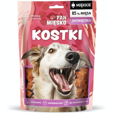 Pan Mięsko kostki z jagnięciny dla psa 100 g