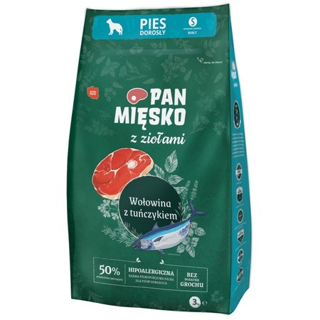 Pan Mięsko z Ziołami wołowina z tuńczykiem S 3 kg