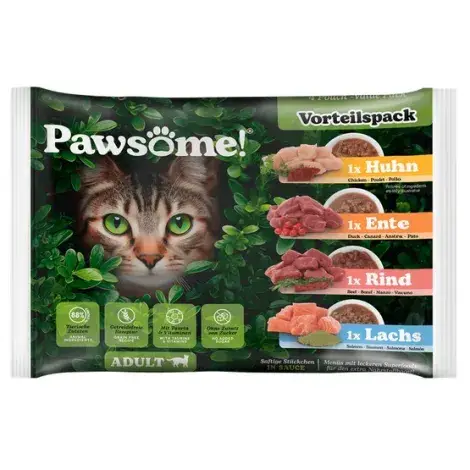 Pawsome Mixpack saszetki 4x85g