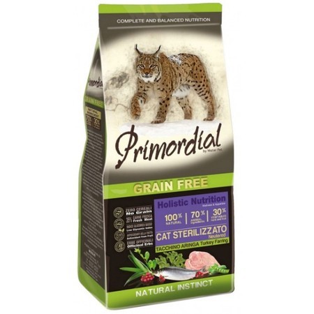Primordial Cat Grain Free Sterilized indyk ze śledziem 2 kg