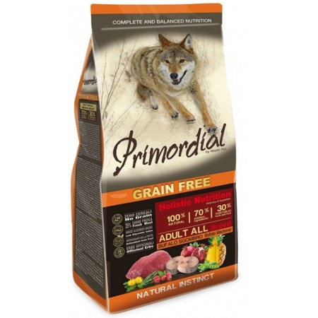 Primordial Dog Grain Free bawół z makrelą 2 kg