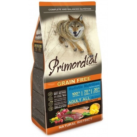 Primordial Dog Grain Free pstrąg z kaczką 12 kg