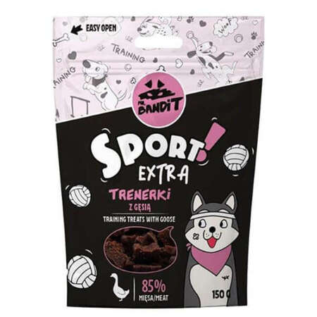 Przysmak dla psa na trening Mr. Bandit SPORT EXTRA Trenerki z gęsią 150g