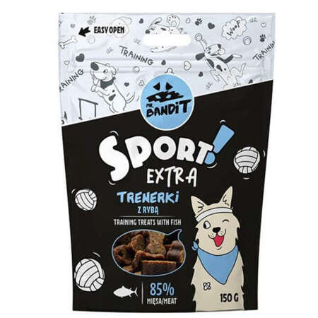 Przysmak dla psa na trening Mr. Bandit SPORT EXTRA Trenerki z rybą 150g