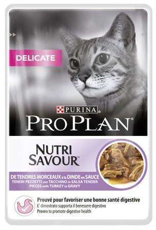 Purina Pro Plan Cat Delicate indyk saszetka 85g