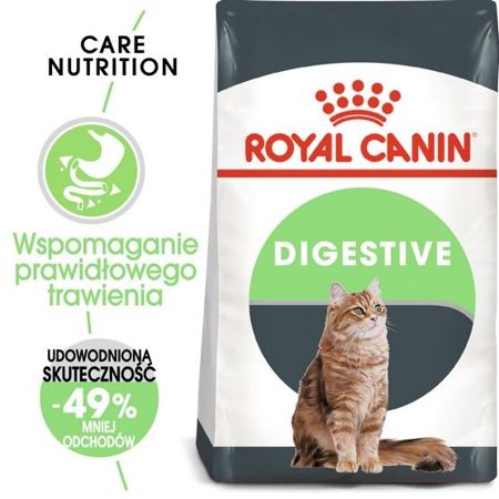 Royal canin digestive care karma sucha dla kotów dorosłych, wspomagająca przebieg trawienia 10kg