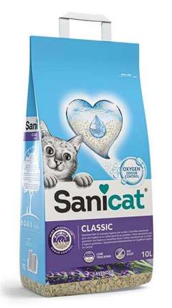 Sanicat Classic Lavender żwirek dla kota 10 l