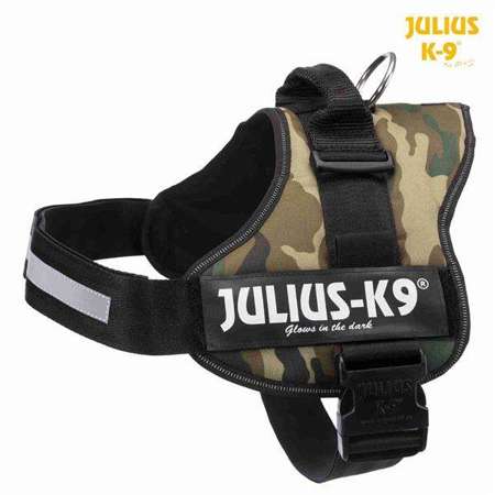 Szelki Julius-K9® , 3/XL: 82–116 cm/50mm, kamuflaż