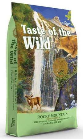 Taste of the wild rocky mountain feline z dziczyzną i łososiem 6,6kg