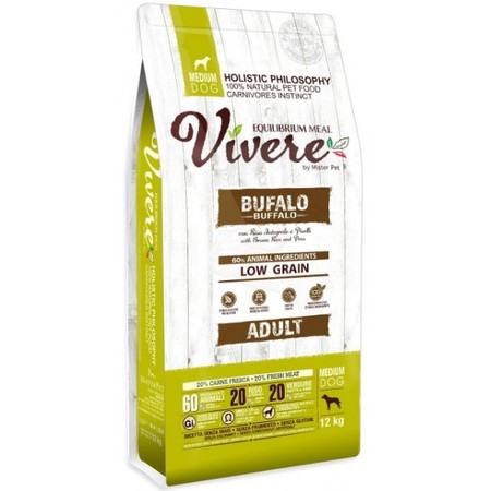 Vivere Medium bawół dla psa 12 kg