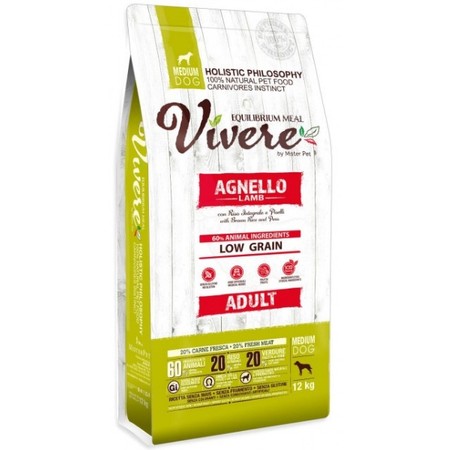 Vivere Medium jagnięcina dla psa 12 kg