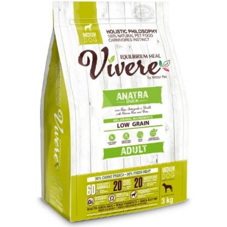 Vivere Medium kaczka dla psa 3 kg