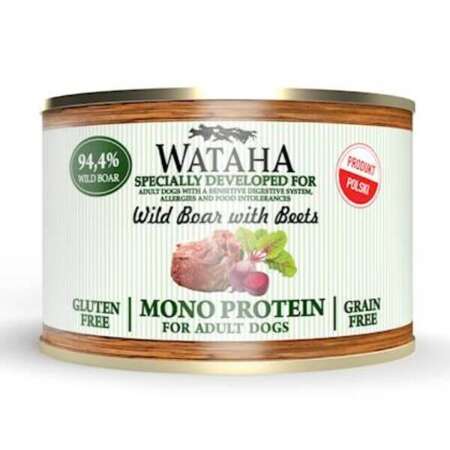 Wataha Monoprotein Adult dzik dla psa 185 g