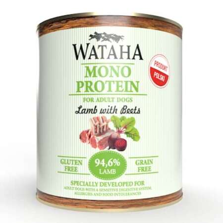 Wataha Monoprotein Adult jagnięcina dla psa 800 g