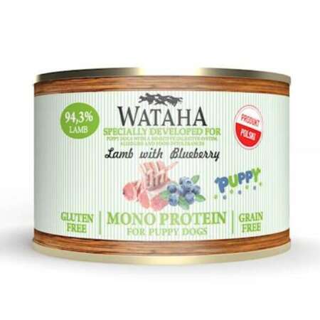 Wataha Monoprotein Puppy jagnięcina dla psa 185 g