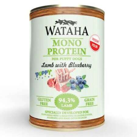 Wataha Monoprotein Puppy jagnięcina dla psa 400 g