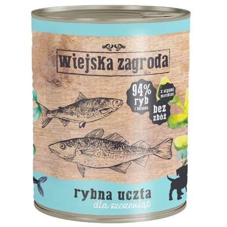 Wiejska zagroda rybna uczta dla szczeniaka  800 g