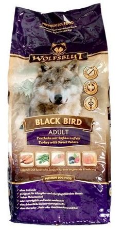 Wolfsblut dog black bird adult - indyk i bataty 2kg