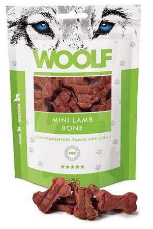 Woolf mini lamb bone dla psa 100g