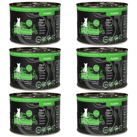 ZESTAW Catz Finefood Purrrr N.123 Konina 200 g x 6 szt