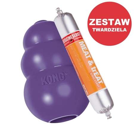 ZESTAW Kong Senior Medium + MEAT & trEAT drób 80 g