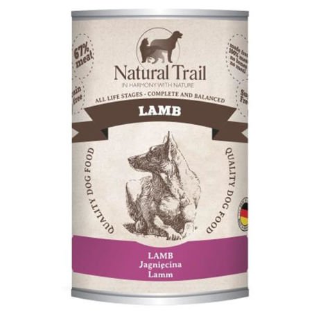 ZESTAW Natural trail lamb dla psa 400 g x 6 szt