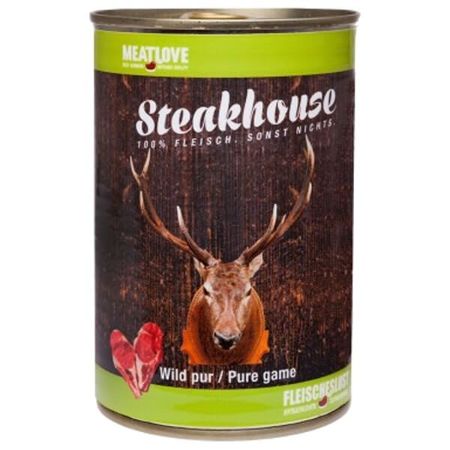 ZESTAW Steakhouse Pure Game 100% dziczyzna 400 g x 6 szt